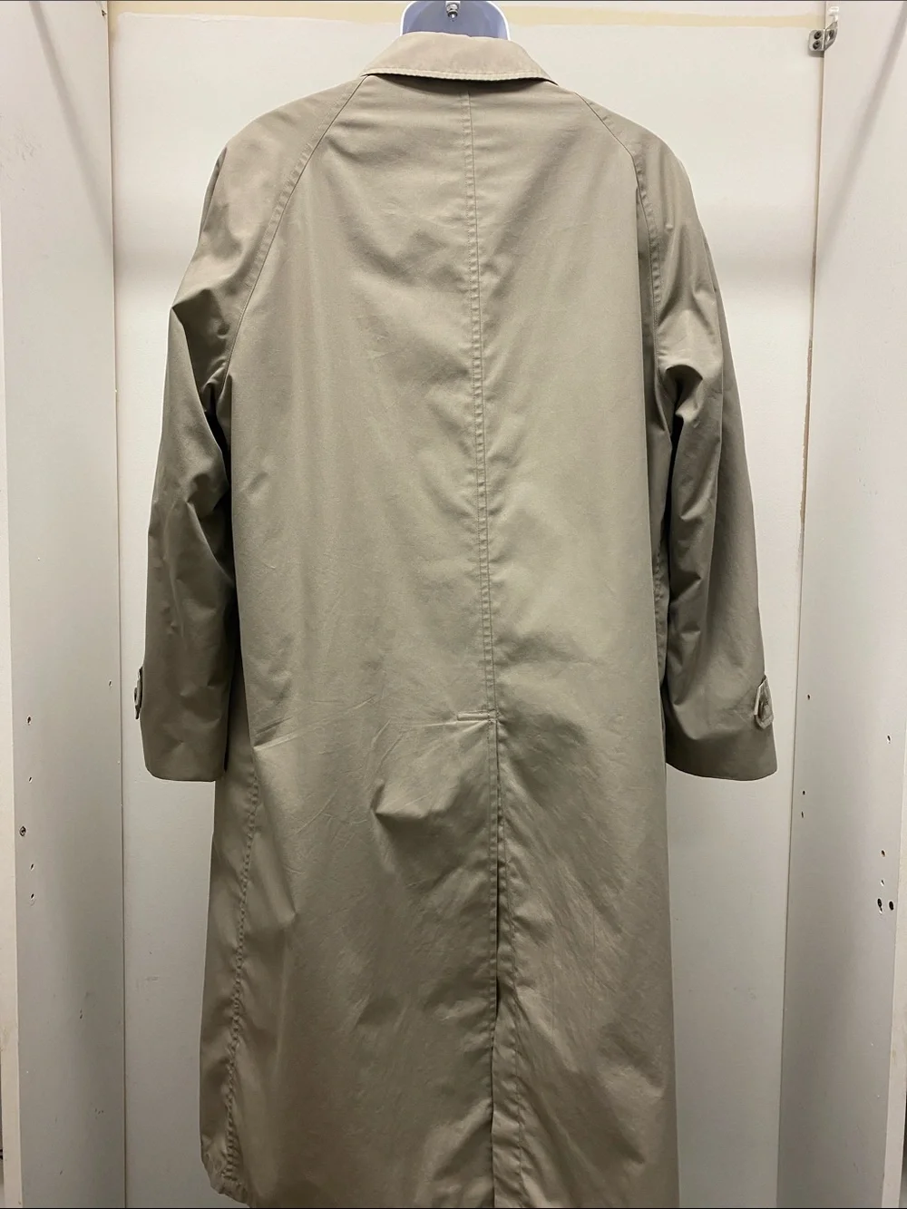Brooks Brothers Vintage Classic Men's Tan Trench Coat Raincoat Overcoat